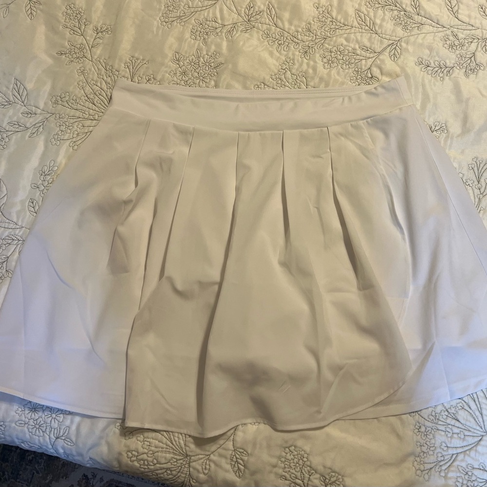 Adorable White Sport Skort